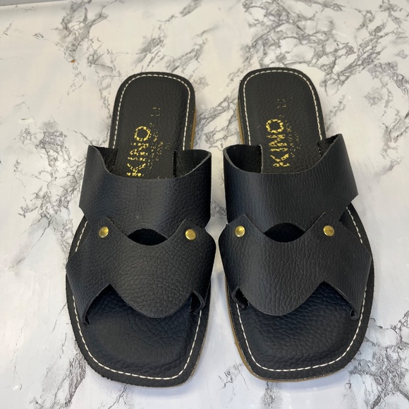 Kino Sandals Mens Chancleta Brown Size 9 New NWOT RUNS SMALL - Picture 2 of 6